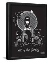All In the Family-Emily the Strange-Framed Poster
