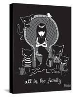All In the Family-Emily the Strange-Stretched Canvas