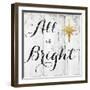 All is Bright-Color Bakery-Framed Giclee Print