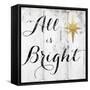 All is Bright-null-Framed Stretched Canvas