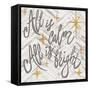 All is Calm All is Bright-Elizabeth Medley-Framed Stretched Canvas