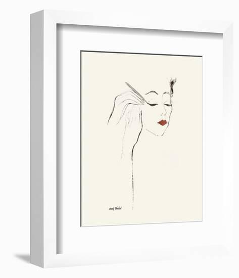 All is Pretty (Eyeliner)-Andy Warhol-Framed Giclee Print