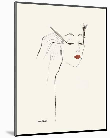 All is Pretty (Eyeliner)-Andy Warhol-Mounted Giclee Print