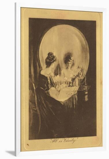 All is Vanity, c. 1900-null-Framed Giclee Print