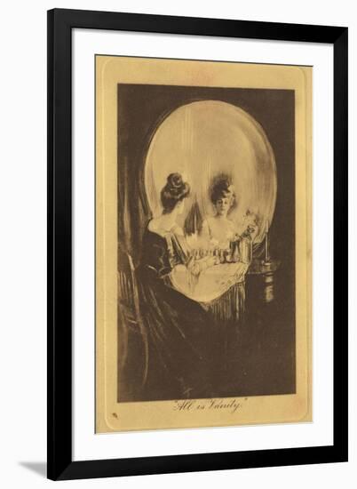 All is Vanity, c. 1900-null-Framed Giclee Print