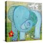 All Is Well Elephant-Wyanne-Stretched Canvas