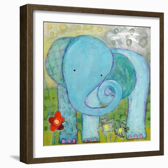 All Is Well Elephant-Wyanne-Framed Giclee Print