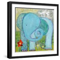 All Is Well Elephant-Wyanne-Framed Giclee Print