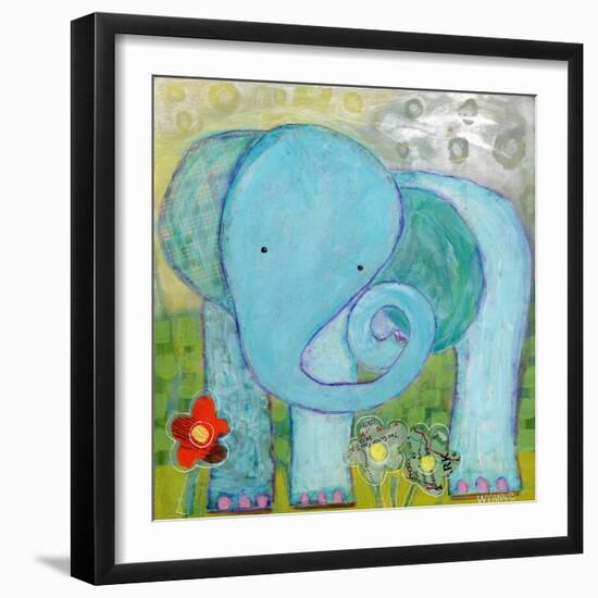 All Is Well Elephant-Wyanne-Framed Premium Giclee Print