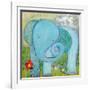 All Is Well Elephant-Wyanne-Framed Giclee Print