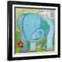 All Is Well Elephant-Wyanne-Framed Giclee Print