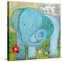 All Is Well Elephant-Wyanne-Stretched Canvas