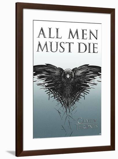 All Men Must Die-Unknown-Framed Art Print