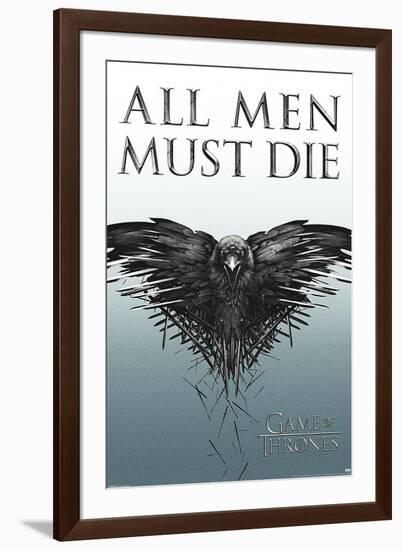 All Men Must Die-Unknown-Framed Art Print