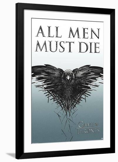 All Men Must Die-Unknown-Framed Art Print