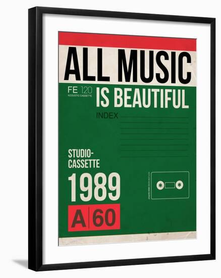 All Music is Beautiful-NaxArt-Framed Art Print