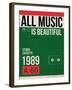 All Music is Beautiful-NaxArt-Framed Art Print