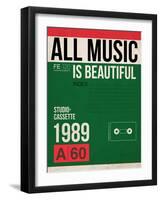 All Music is Beautiful-NaxArt-Framed Art Print