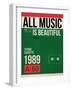 All Music is Beautiful-NaxArt-Framed Art Print