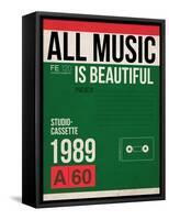 All Music is Beautiful-NaxArt-Framed Stretched Canvas