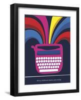 All My Childhood Dreams Were Analogue-Anthony Peters-Framed Giclee Print