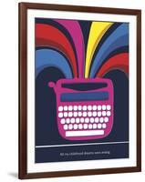 All My Childhood Dreams Were Analogue-Anthony Peters-Framed Giclee Print