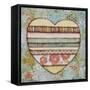 All my Heart-Let Your Art Soar-Framed Stretched Canvas