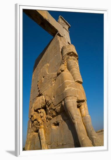 All Nations Gateway, Persepolis, UNESCO World Heritage Site, Iran, Middle East-James Strachan-Framed Premium Photographic Print