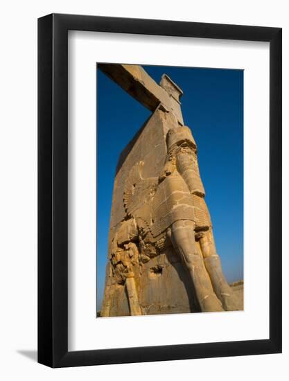 All Nations Gateway, Persepolis, UNESCO World Heritage Site, Iran, Middle East-James Strachan-Framed Photographic Print