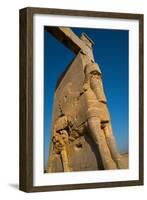 All Nations Gateway, Persepolis, UNESCO World Heritage Site, Iran, Middle East-James Strachan-Framed Photographic Print