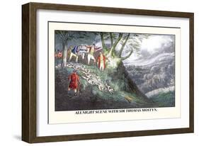 All Night Hunt with Sir Thomas Mostyn-Henry Thomas Alken-Framed Art Print