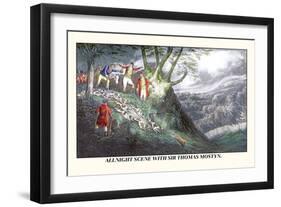 All Night Hunt with Sir Thomas Mostyn-Henry Thomas Alken-Framed Art Print