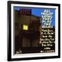 All Night Long They Play The Blues at the Galaxy Hotel-null-Framed Art Print
