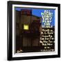 All Night Long They Play The Blues at the Galaxy Hotel-null-Framed Art Print