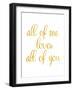 All of Me-Miyo Amori-Framed Art Print