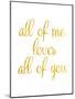 All of Me-Miyo Amori-Mounted Art Print