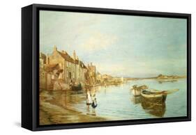 All on a Summer's Day, at Bosham, Sussex-Charles William Wyllie-Framed Stretched Canvas