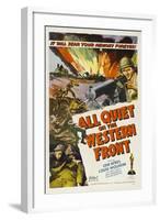 All Quiet On the Western Front, 1930, Directed by Lewis Milestone-null-Framed Giclee Print