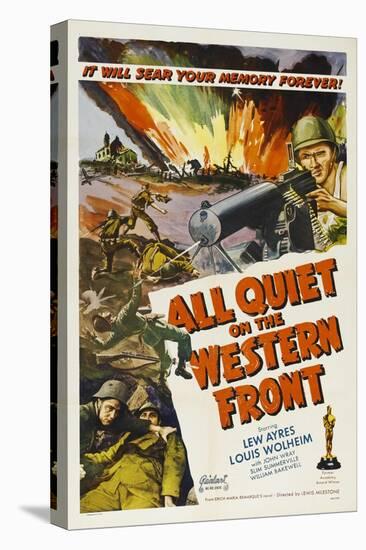 All Quiet On the Western Front, 1930, Directed by Lewis Milestone-null-Stretched Canvas