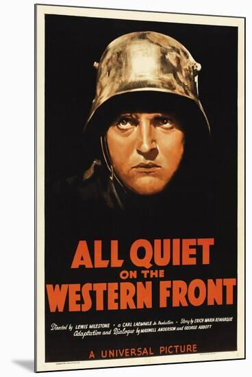 All Quiet On the Western Front, 1930, Directed by Lewis Milestone-null-Mounted Giclee Print