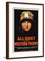 All Quiet On the Western Front, 1930, Directed by Lewis Milestone-null-Framed Giclee Print