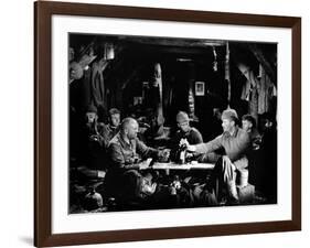 "All quiet on the western front" by Lewis Milestone Louis Volheim and Lew Ayers, 1930 (b/w photo)-null-Framed Photo