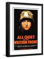 All Quiet on the Western Front, Lew Ayres, 1930-null-Framed Art Print