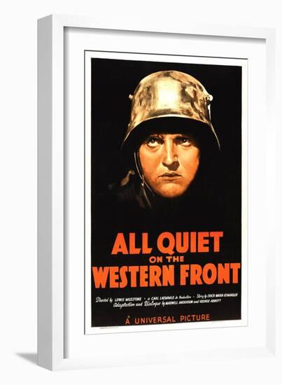 All Quiet on the Western Front, Lew Ayres, 1930-null-Framed Art Print