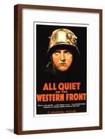 All Quiet on the Western Front, Lew Ayres, 1930-null-Framed Art Print