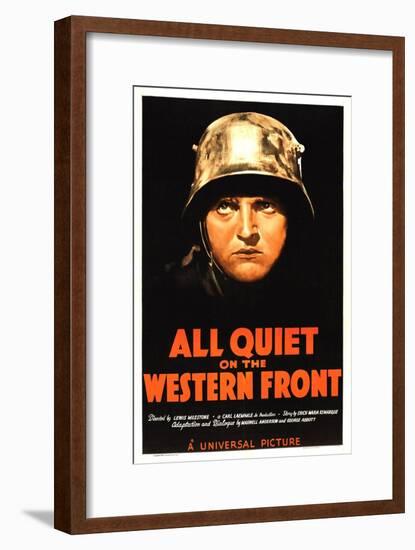 All Quiet on the Western Front, Lew Ayres, 1930-null-Framed Art Print