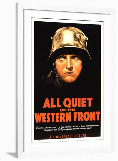 All Quiet on the Western Front, Lew Ayres, 1930-null-Framed Art Print