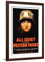 All Quiet on the Western Front, Lew Ayres, 1930-null-Framed Art Print