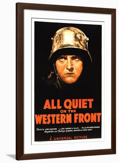 All Quiet on the Western Front, Lew Ayres, 1930-null-Framed Art Print