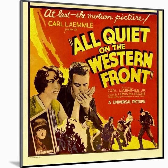 All Quiet on the Western Front, Lew Ayres, 1930-null-Mounted Art Print